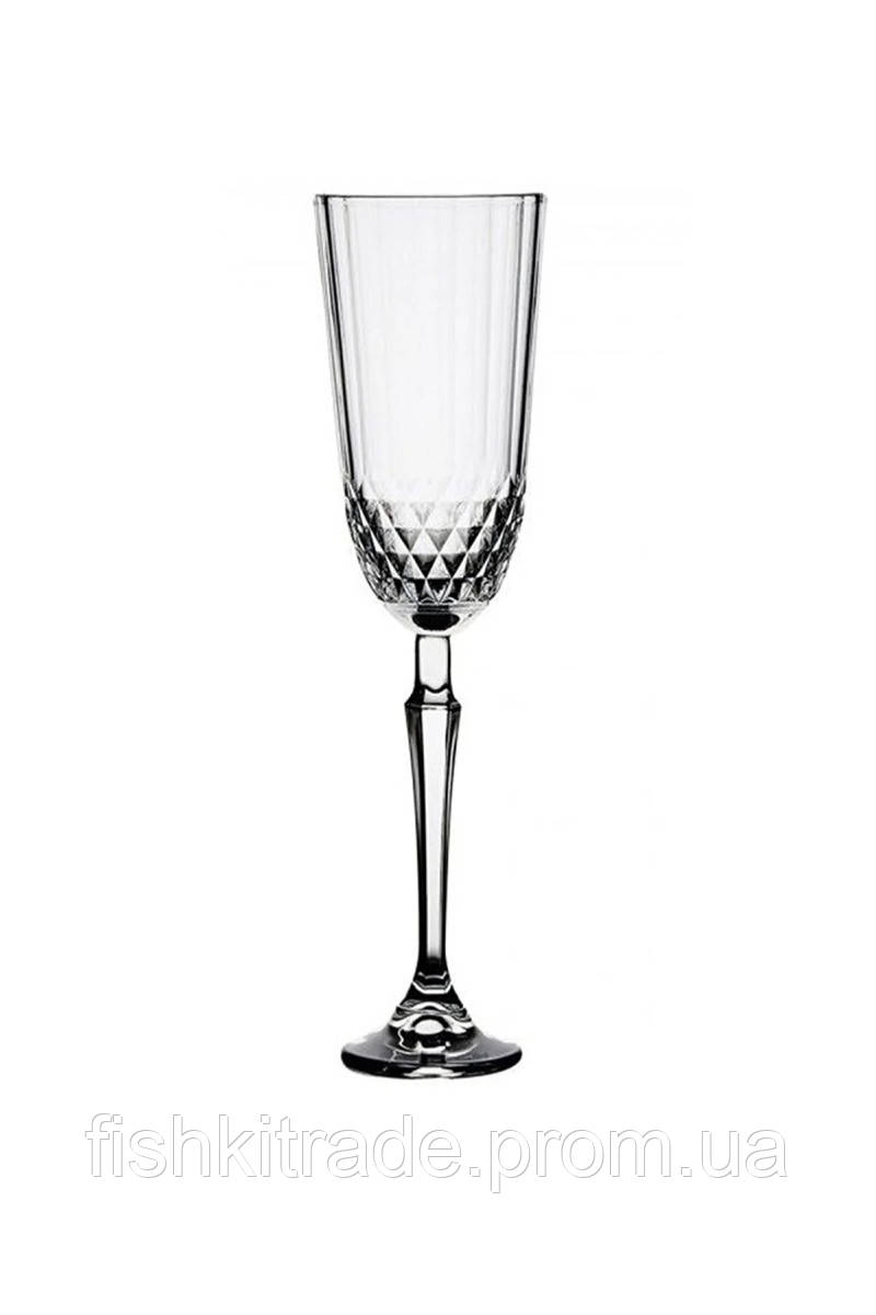 Набір келихів для шампанського Pasabahce Diony PS-440210-6 125 мл 6 шт l