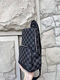 Louis Vuitton Avenue Sling check black grey 30*20*7, фото 2