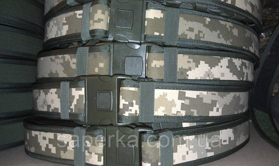 Ремень разгрузочный ВСУ армейский тактический (синтетический, жёсткий), ММ14 - фото 2 - id-p265455093