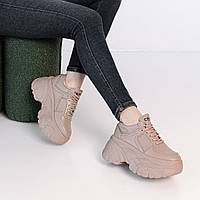 Кросівки жіночі Fashion Dora 3898 39 розмір 24 ​​см Бежевий l