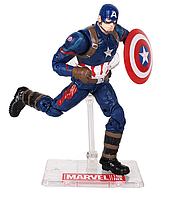 Фигурка Marvel Капитан Америка с держателем, Мстители, 18 см - Captain America, Avengers