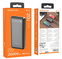 Додаткова батарея Borofone BJ19A 20000 mAh Black, фото 3