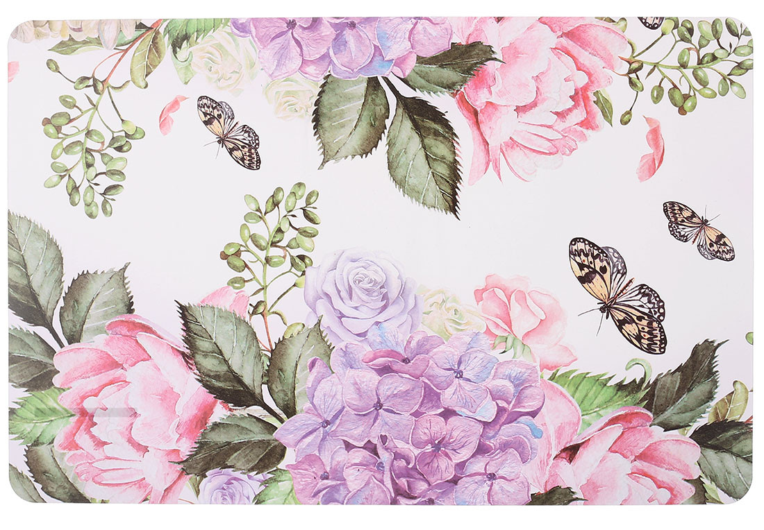 Серветка сервірувальна (плейсмат) Floral 43*28см 445-105 - 12 шт УПАКОВКА ТОВАР ВІД ВИРОБНИКА ТРЕНД!