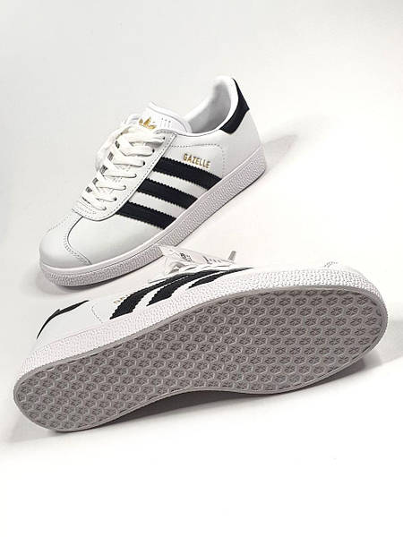 Adidas gazelle womens black and white discount