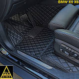 Оригінальні килимки BMW X5 Е70 з екошкіри 3D (2006-2013) Килимки БМВ Х5 Е70, фото 3