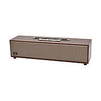 Колонка Kisonli G11 Bluetooth 5.0, 2х5W, 1200mAh, 90dB, USB/TF/BT/FM/AUX, DC: 5V, Wooden, BOX, Q20