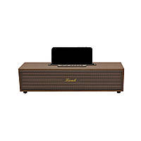 Колонка Kisonli G11A Bluetooth 5.0, 2х5W, 1200mAh, 90dB, USB/TF/BT/FM/AUX, DC: 5V/1A, Wooden, BOX, Q20