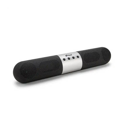 Колонка Kisonli LED-906 Bluetooth 5.0, 2х5W, 1800mAh, USB/TF/BT/FM/AUX, DC: 5V/1A, Black, BOX, Q40, фото 1