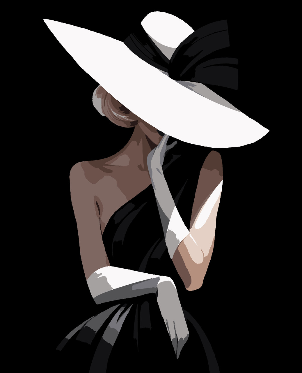 Картина за номерами "Елегантність" 40*50 см