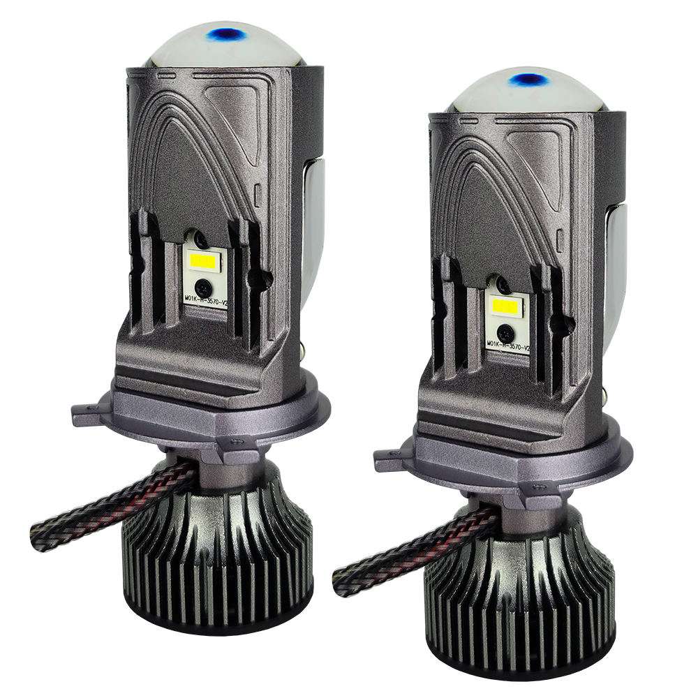 LED лампи автомобільні з лінзою DriveX LE-01 H4 H/L 6000K 31W/41W, фото 1