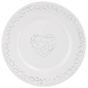 Тарілка десертна 19,5 см "Серця" ELISEY