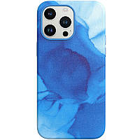 Кожаный чехол Figura Series Case with MagSafe для Apple iPhone 14 Pro Max (6.7") Blue