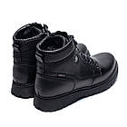 Чоловічі шкіряні зимові черевики Kristan Black, фото 4