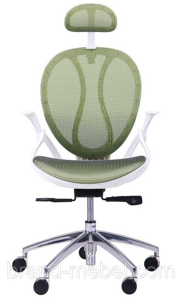 Кресло Lotus HR белый (сетка зеленая) - фото 2 - id-p348752231