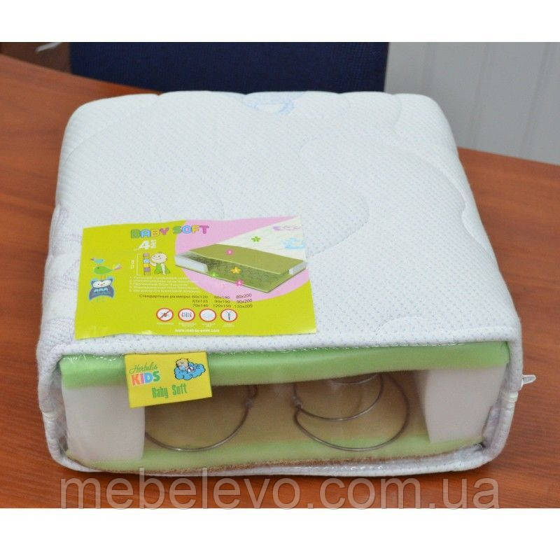 Детский матрас Baby Soft / Бейби Софт ЕММ h12 Herbalis Kids кокос боннель - фото 4 - id-p348795110