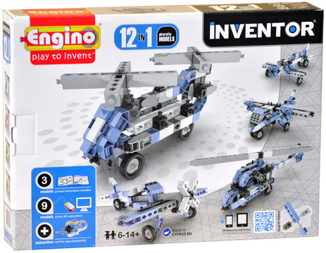 Конструктор серії INVENTOR 12 в 1 Літаки Engino 1233