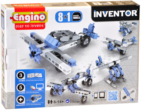 Конструктор серії Inventor 8 в 1 Літаки Engino 0833