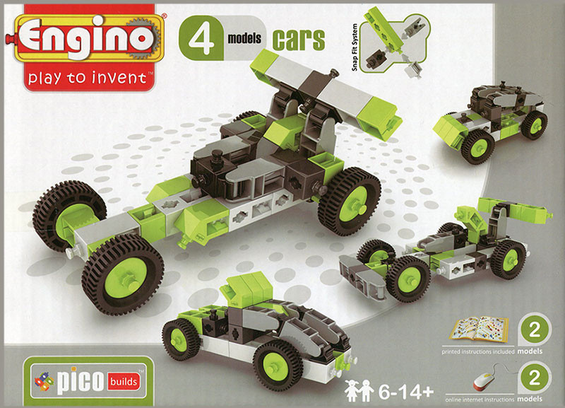 Конструктор серії Inventor 4 в 1 Автомобілі Engino 0431