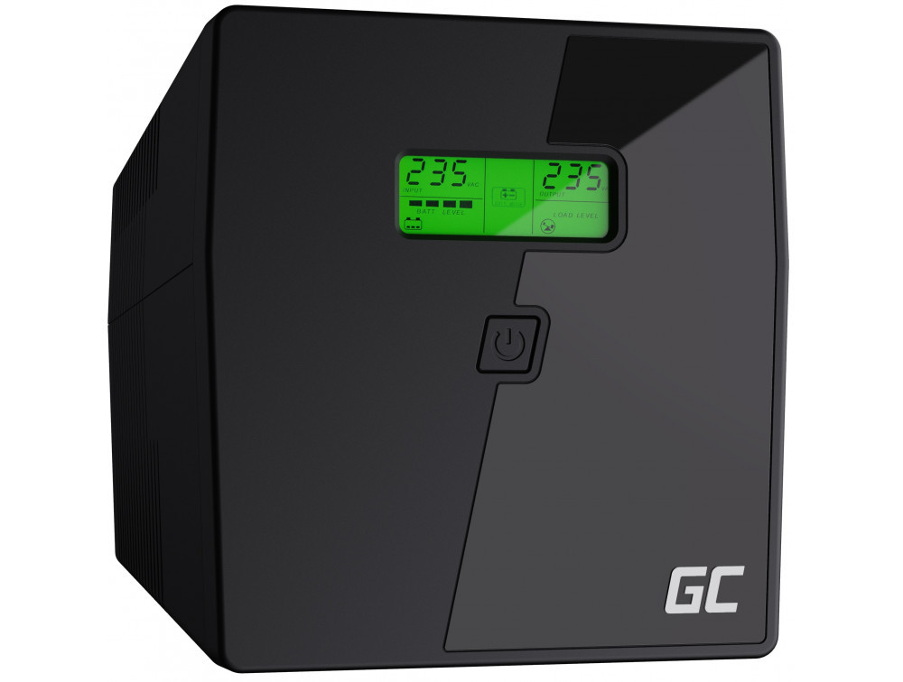 Источник беcперебойного питания UPS Green Cell 1000VA 600W Power Proof _TB - фото 1 - id-p1981608601