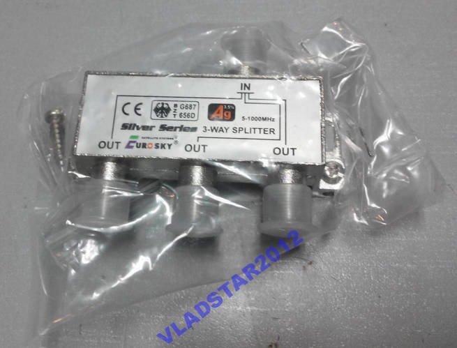 Купить Сплиттер (разветвитель) на 3 телевизора- возможен опт, цена 41. ...