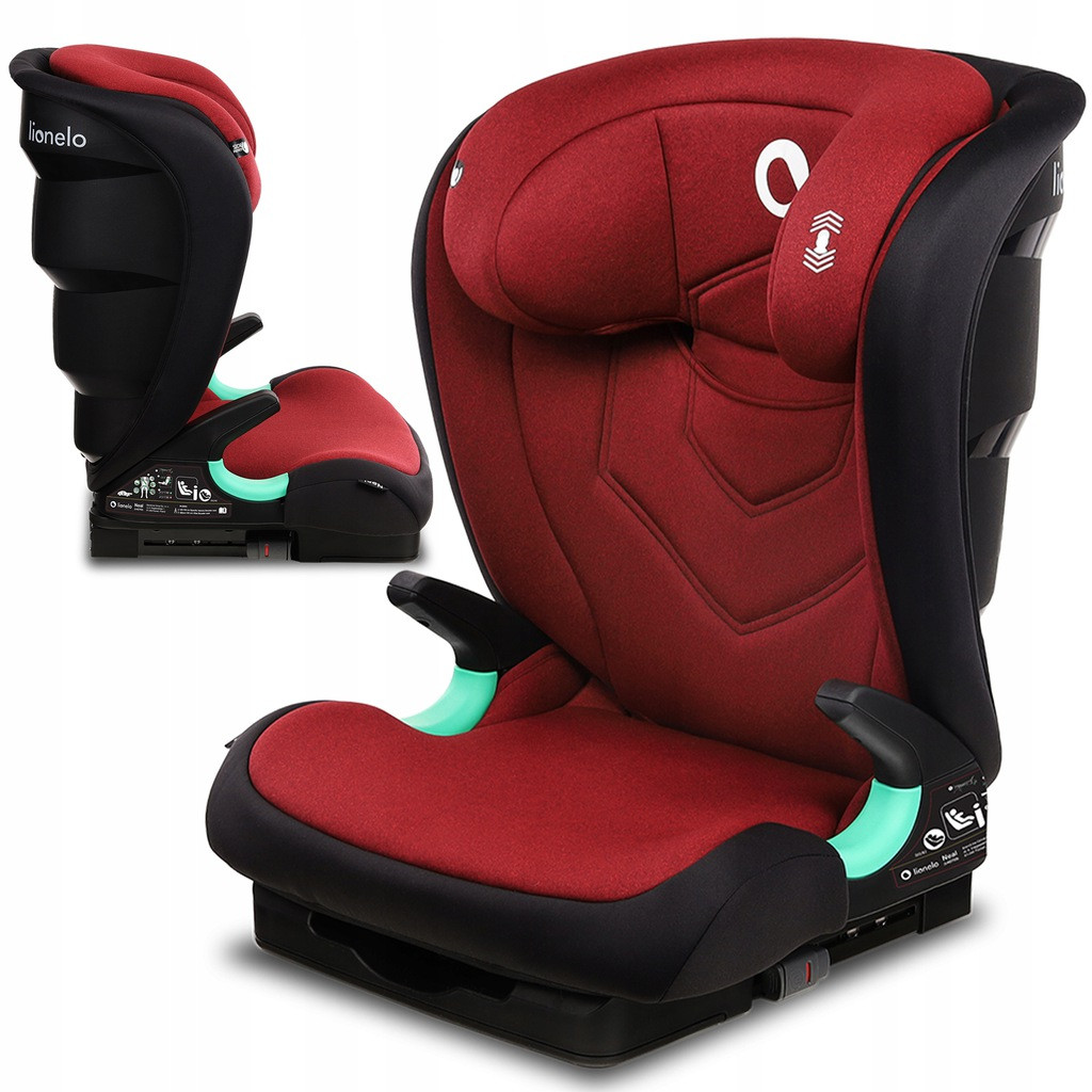 Универсальное кресло в машину детское для авто Автокресло Lionelo Neal (15-36 kg) Red Burgundy ТВ - фото 1 - id-p1981608722
