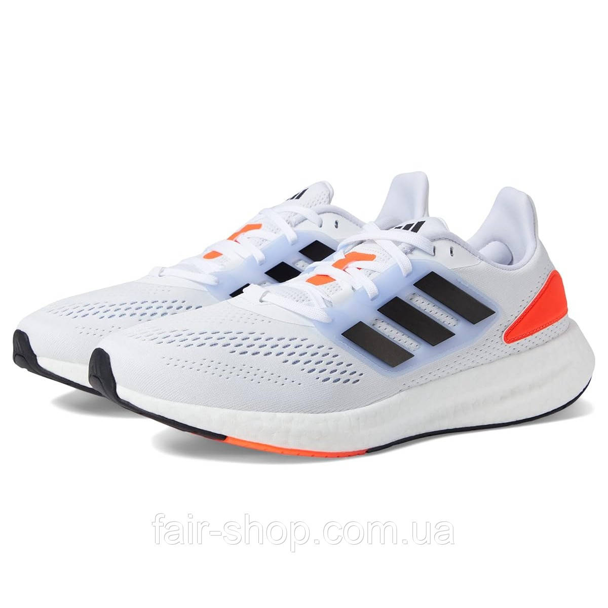 Adidas Pureboost 22 White Black Blue Dawn