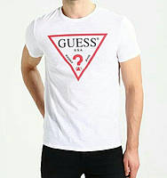 Мужская футболка Guess белая Гесс