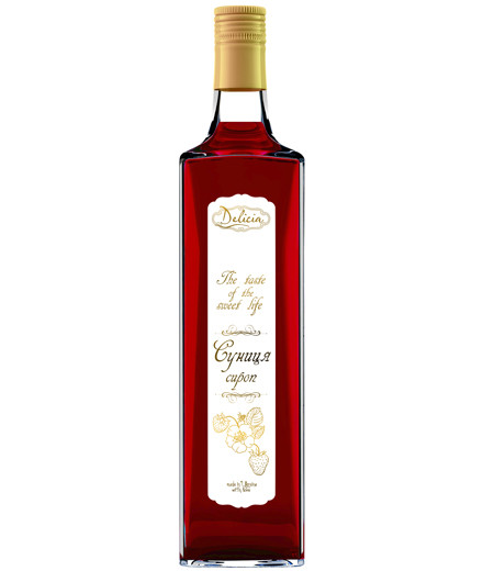 Сироп Delicia Суниця 900 гр (ПЕТ)