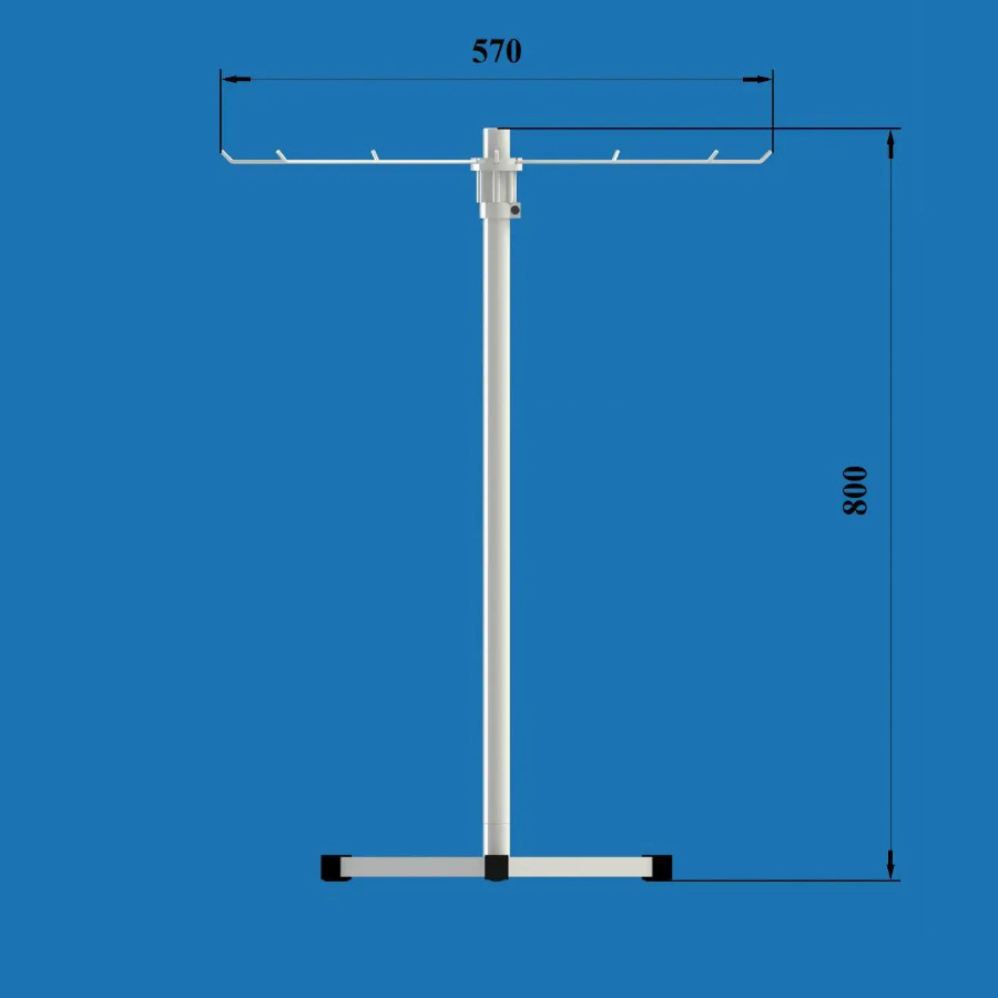 Стойка настольная Елка 7 кронштейнов (1 ярус) - фото 2 - id-p247037242