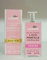 Lacoste Eau De L.12.12 Pour Elle Sparkling женский парфюм тестер 60 мл