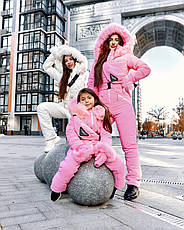 86-134р. Комбінезон зимовий суцільний для дівчинки Ромб| 86-134р., фото 3