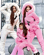 86-134р. Комбінезон зимовий суцільний для дівчинки Ромб| 86-134р., фото 2