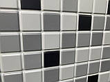 Панелі ПВХ Мозаїка «Мікс сірий», фото 2