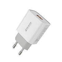 Сетевое зарядное устройство USB с кабелем USB WK Type-C WP-U57-T-White 1 м l