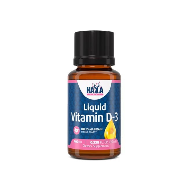 Вітамін D3 Haya Labs Liquid Vitamin D3 400 IU 10 ml, фото 1