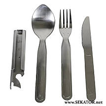 Набір столових приборів Mil-Tec / Міл-тек Army Eating Utensil, комплект 3 шт (Німеччина), фото 3
