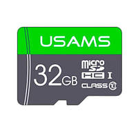 Карта памяти USAMS TF High Speed Card 32GB US-ZB094, флешка микро-сд для телефона фотоаппарата дрона