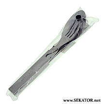Набір столових приборів Mil-Tec / Міл-тек Army Eating Utensil, комплект 3 шт (Німеччина), фото 4