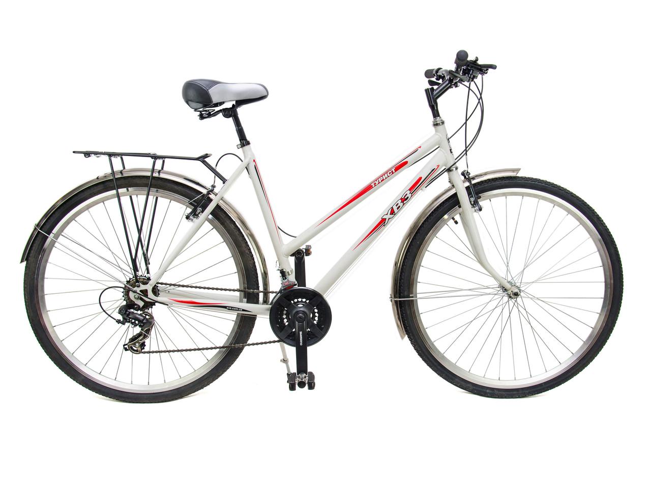 Велосипед ХВЗ 28″ Турист 2821WD Cталь Білий