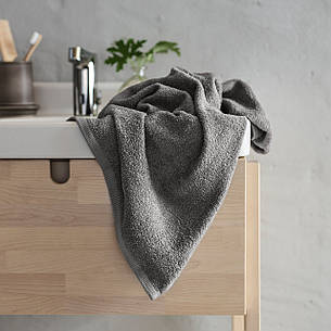 Рушник для рук IKEA DIMFORSEN 50х100 см сірий 205.128.77, фото 3