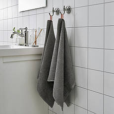 Рушник для рук IKEA DIMFORSEN 50х100 см сірий 205.128.77, фото 5