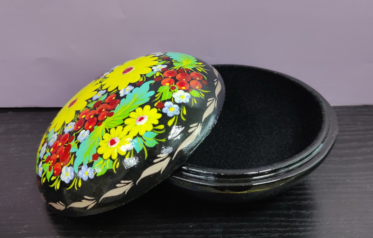 Скринька "Петреківський розпис" 9.5см 2509.024
