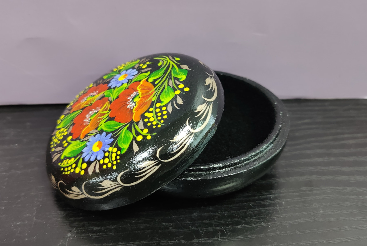Скринька "Петреківський розпис" 9.5см 2509.026