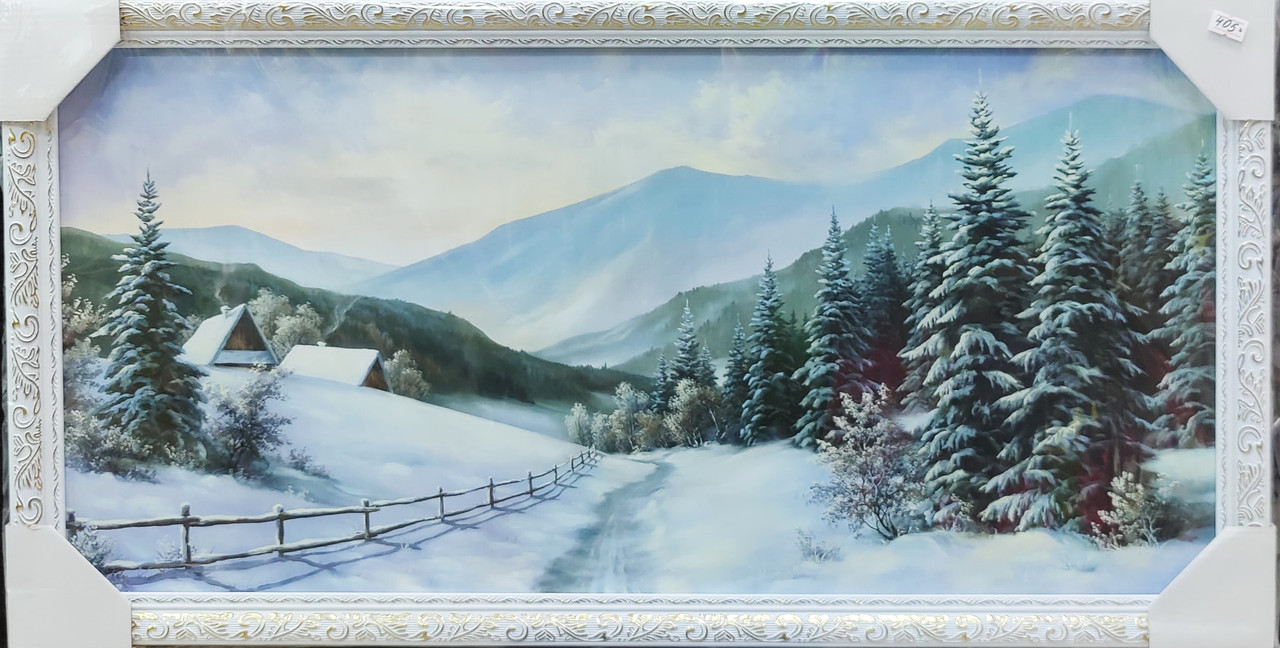 Картина репродукція Зимовий пейзаж33*70см 1109.014, фото 1