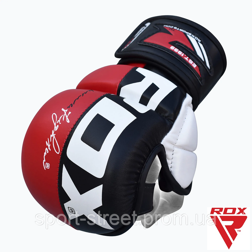 Рукавички боксерські MMA RDX Grappling Glove REX T6 Plus р.L (21-23 см) битки для змішаних єдиноборств