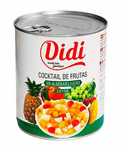 Фрукти Консервовані Асорті Didi Cocktail de Frutas 840 г Іспанія