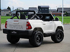 Дитячий електромобіль джип Toyota Hilux M 4919EBLR-1 (MP3, USB, SD карта, мотори 4x35W, акумулятор 12V14AH), фото 4