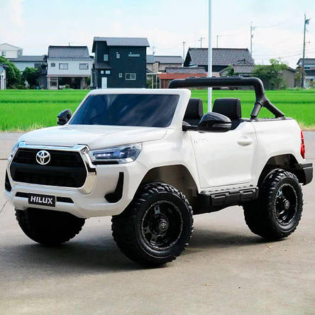 Дитячий електромобіль джип Toyota Hilux M 4919EBLR-1 (MP3, USB, SD карта, мотори 4x35W, акумулятор 12V14AH), фото 1