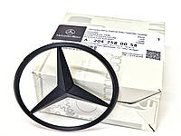 Эмблема Mercedes-Benz A2047580058 Klasse W204 C204 Old-C на крышку багажника Черный матовый