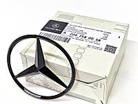 Эмблема Mercedes-Benz A2047580058 Klasse W204 C204 Old-C на крышку багажника Черный глянец